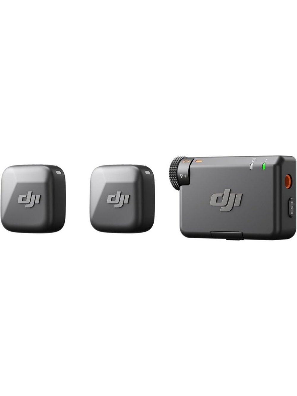 Ultralight Wireless Microphone System (2 Transmitters + 1 Receiver) for Clear